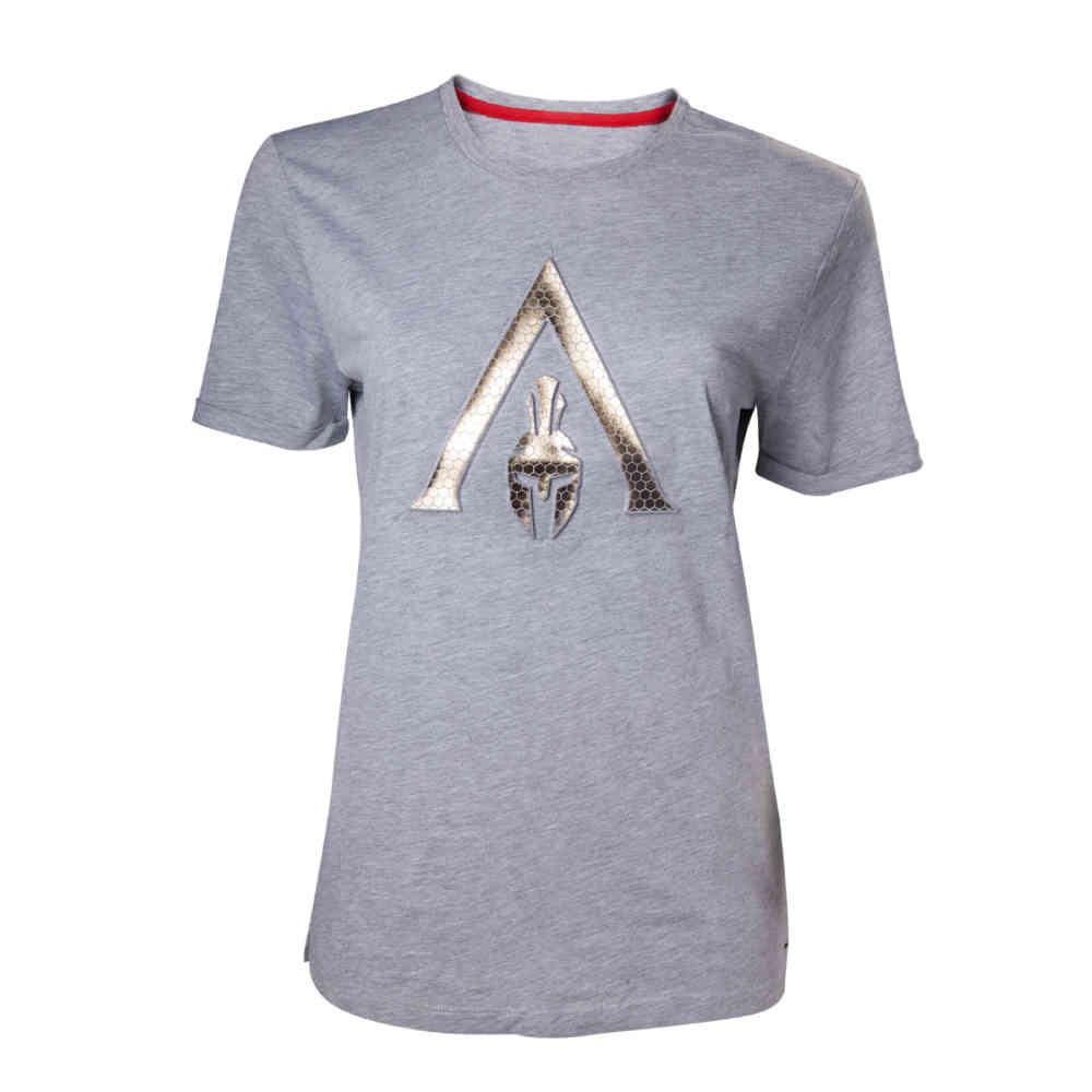 Assassin's Creed - Embossed Logo Damen TShirt - Grau